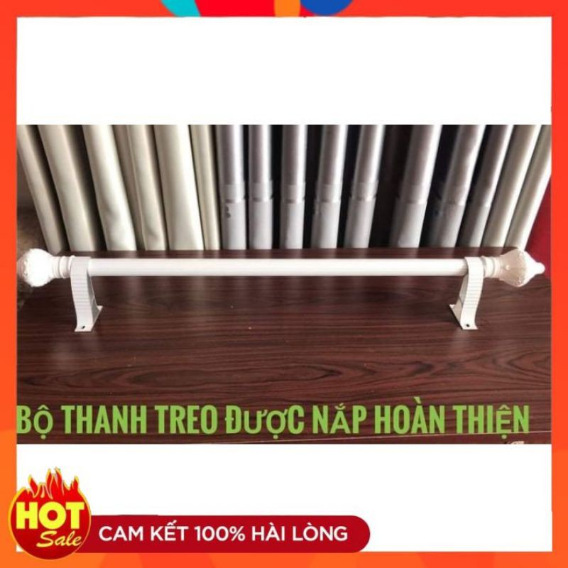 Bộ Thanh Treo Rèm - Đầy Đủ Phụ Kiện - Thanh Treo Rèm Chắc Chắn Chịu Lực Tốt Độ Bền Cao