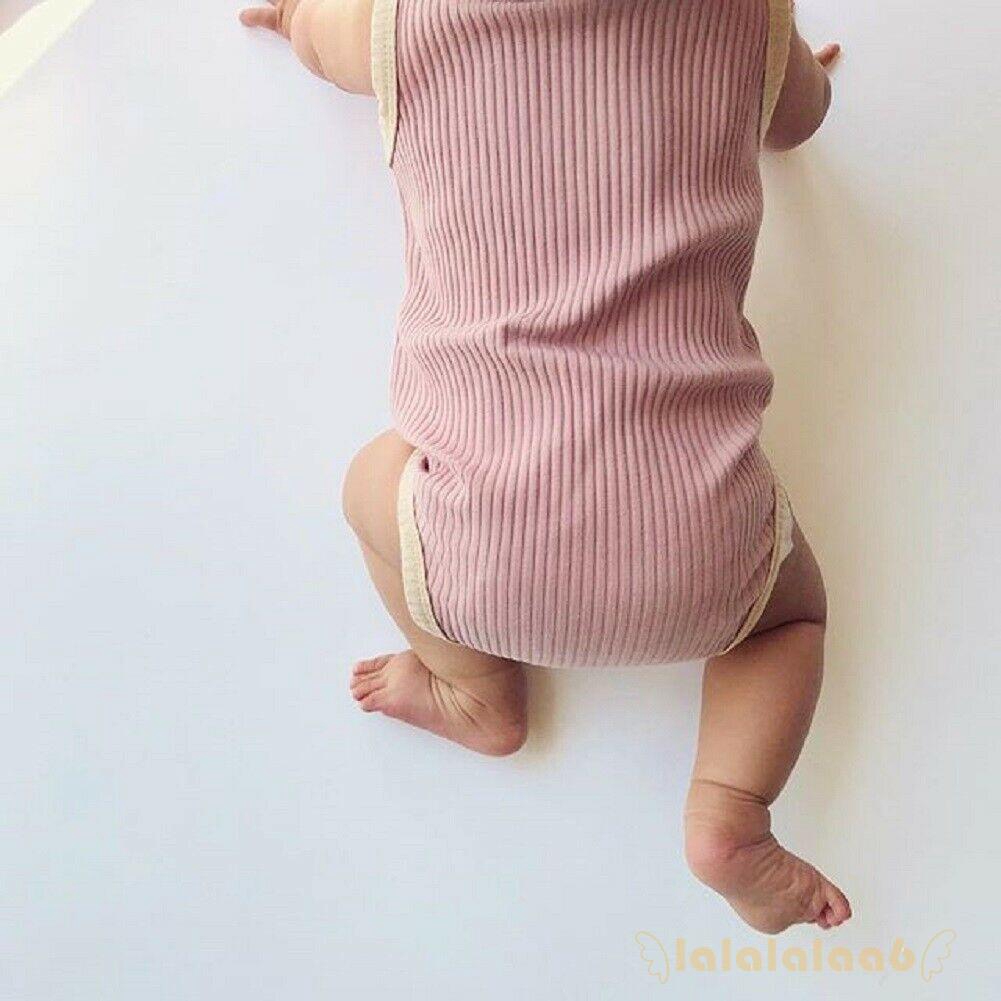 Jumpsuit Cotton Sát Nách Kẻ Sọc Cho Bé