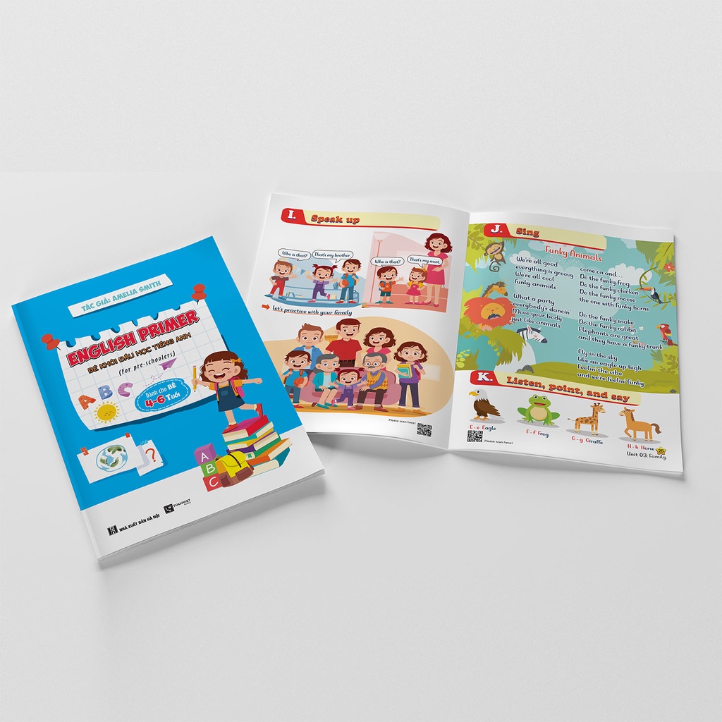 Sách Bé khởi đầu học Tiếng Anh - English Primer (Dành cho bé 4-6 tuổi)