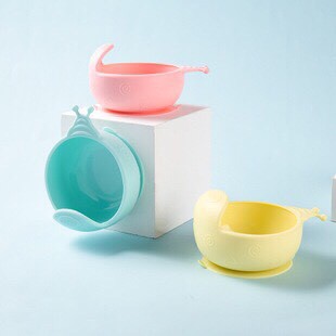 Bát Ăn Dặm Cho Bé Chống Đổ Silicon BABY ABOUT DD223