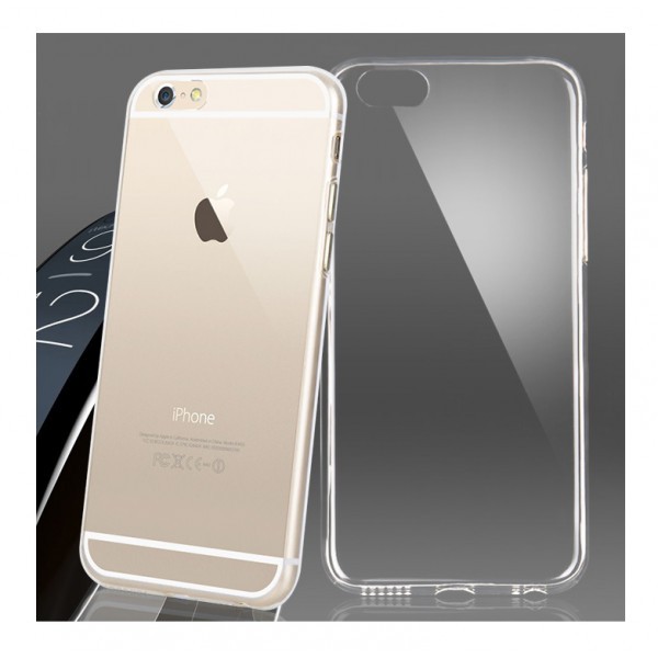 Ốp Silicon iPhone 6S Plus (Trong suốt) (Loại A+ chống ố vàng)