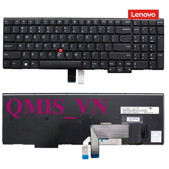 Bàn phím laptop Lenovo Edge E531 E540, Thinkpad W540 W541 T540P T550 T560 P50s P70s L540 L560 L570 - E540