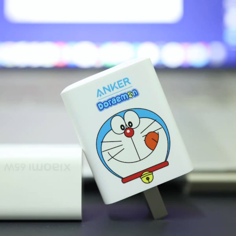 Củ Sạc Anker x Doraemon PowerPort III 65W Pod Lite - A2718 - Hỗ Trợ Nhiều Thiết Bị - Bảo hành 12 tháng.