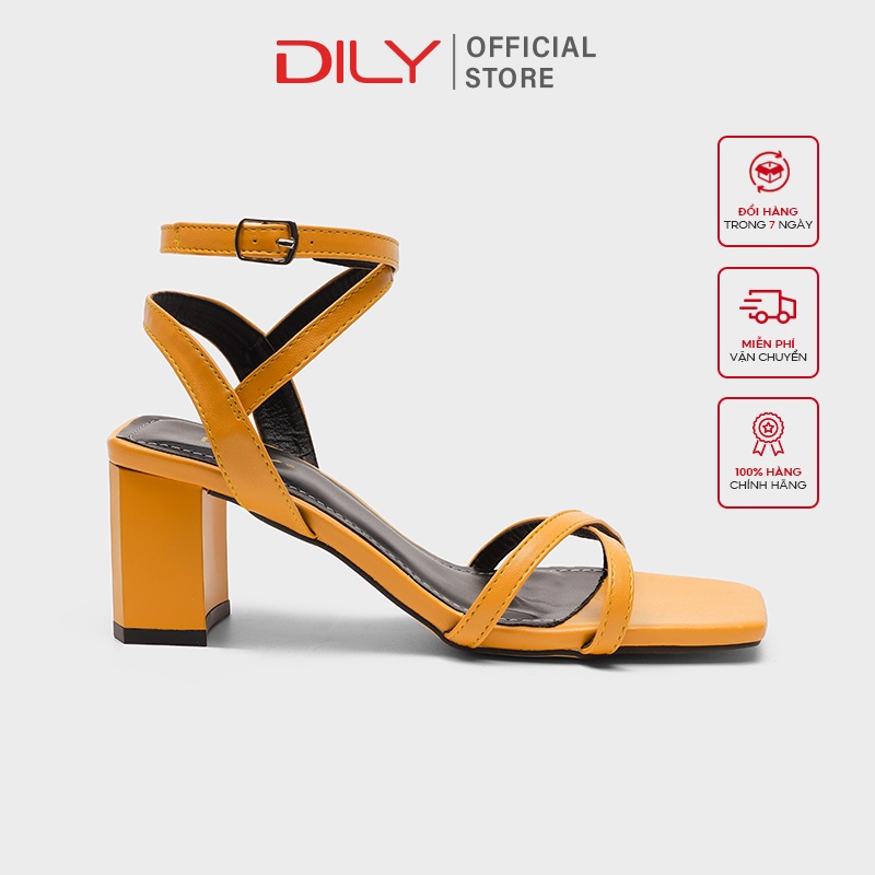 Giày Sandal DILY Thời Trang Gót Vuông 5cm_AA0232