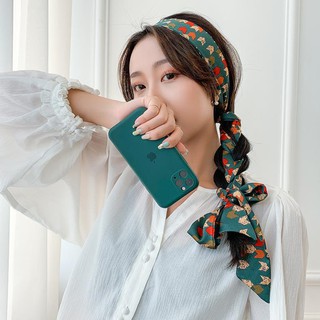 Khăn lụa buộc tóc đa năng phong cách Pháp 90cm