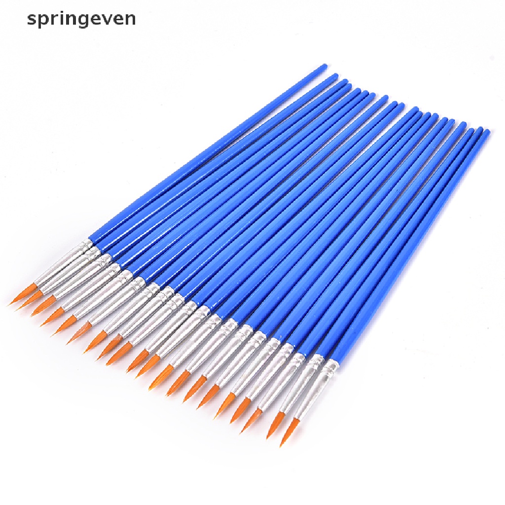 Bộ 10 Cọ Vẽ Màu Nước Đầu Tròn