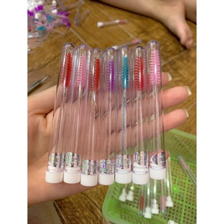 Chổi Chải Mi Sẵn Kèm Ống_Tiện Lợi Sạch Sẽ Mang Đi Bỏ Túi_