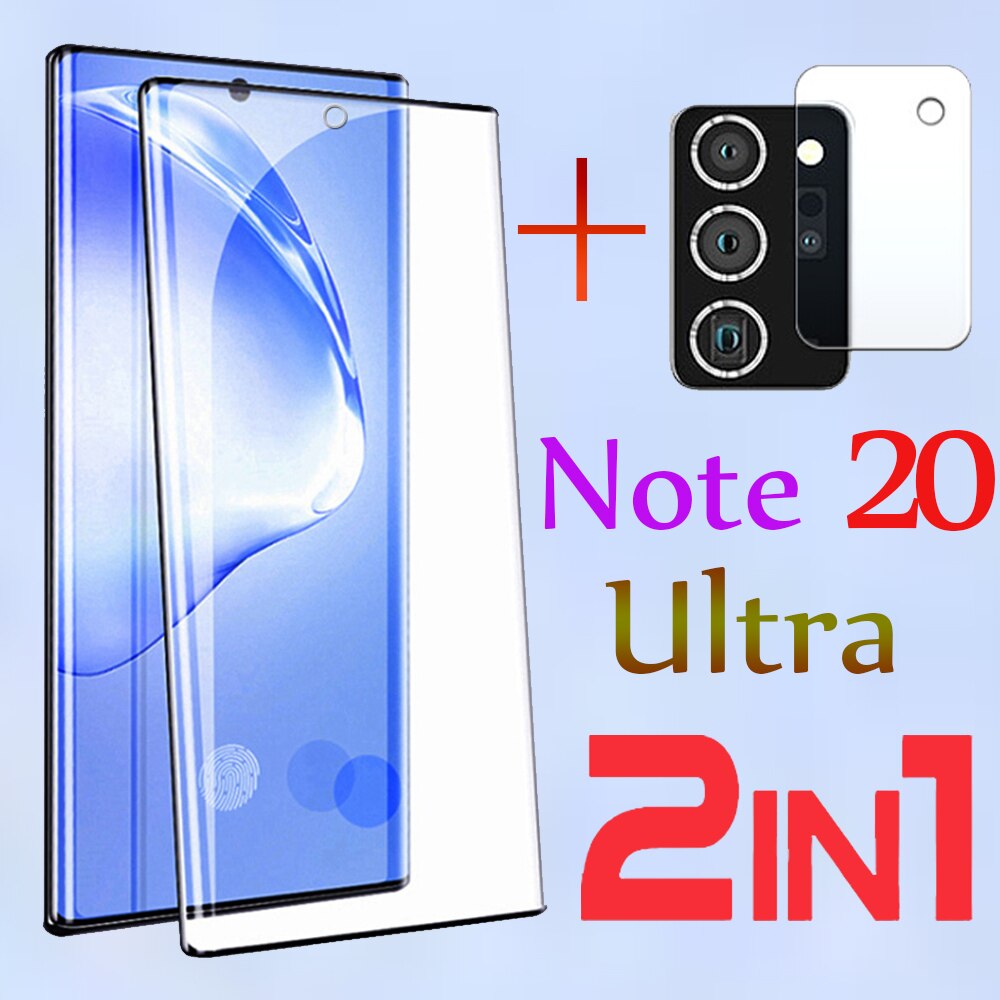Miếng Dán Cường Lực 9d 2 Trong 1 Bảo Vệ Màn Hình Cho Samsung Galaxy Note 20 Ultra 5g