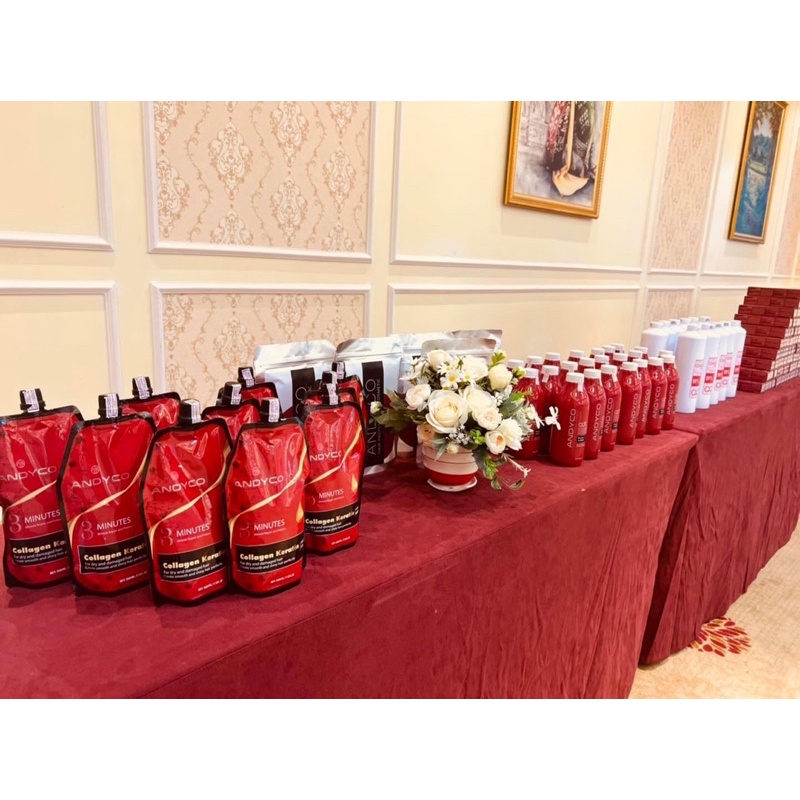 Hấp Tóc ANDYCO Collagen & Keratin  - Mặt Nạ Dưỡng Tóc Andyco  Mềm Mượt 500m