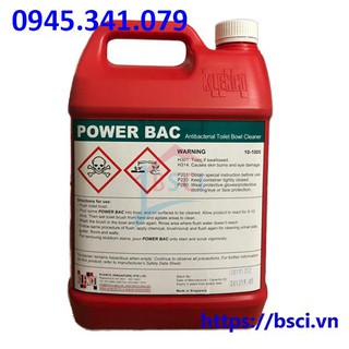 Hóa chất tẩy bồn cầu Power Bac can 5 lít