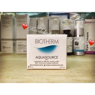 Mini 15ml kem dưỡng ẩm BIOTHERM AQUASOURCE GEL 48H* CONTINUOUS RELEASE HYDRATION