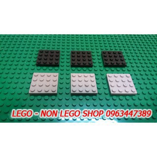Lego base 4×4 ( xám nhạt or đen 5c )