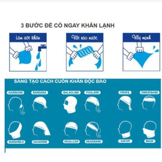 Khăn lạnh tập thể thao làm mát đa năng