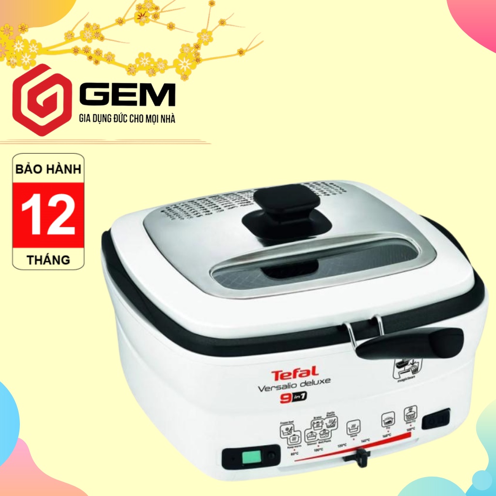 NỒI CHIÊN CHIÊN NGẬP DẦU ĐA NĂNG TEFAL FR4950 MULTI COOKER 9in1