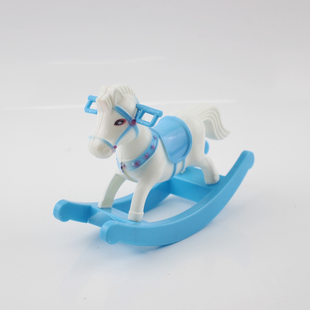 Phụ kiện búp bê ngựa bập bênh cho búp bê barbie ANDATOY AD915