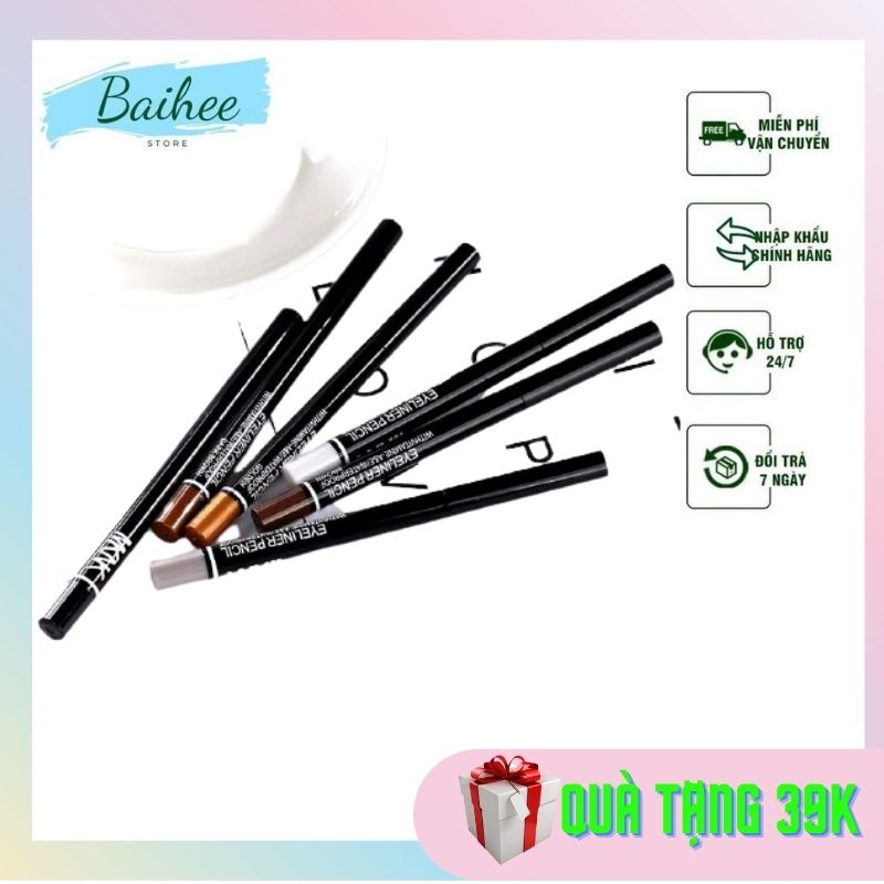 Bút kẻ mắt MKNK Glue Eyeliner Pen Makeup Eyeliner Glue Pen lâu trôi và không lem - Baihee