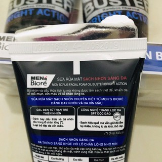TÚYP SỮA RỬA MẶT BIORE MEN 50G