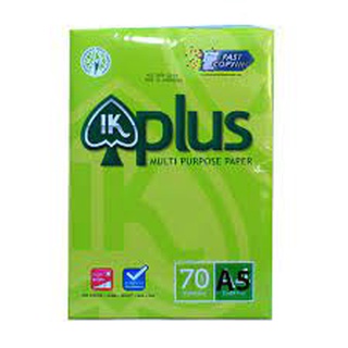 Giấy IK PLus khổ A5 ĐL70 - 500 Tờ/ream (khổ A5)