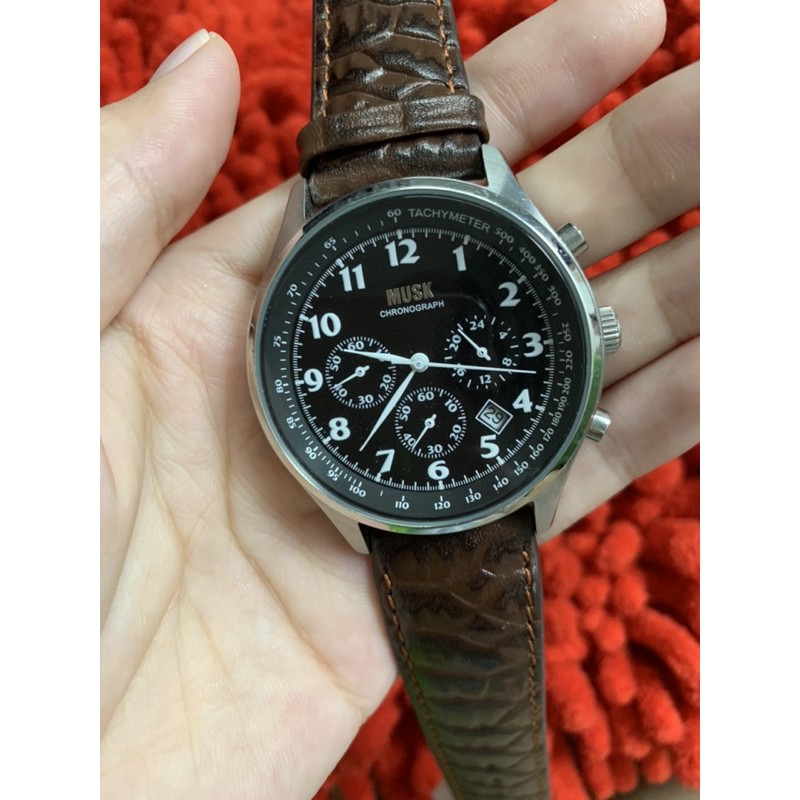 Đồng hồ Nam Musk Chronographs hàng si