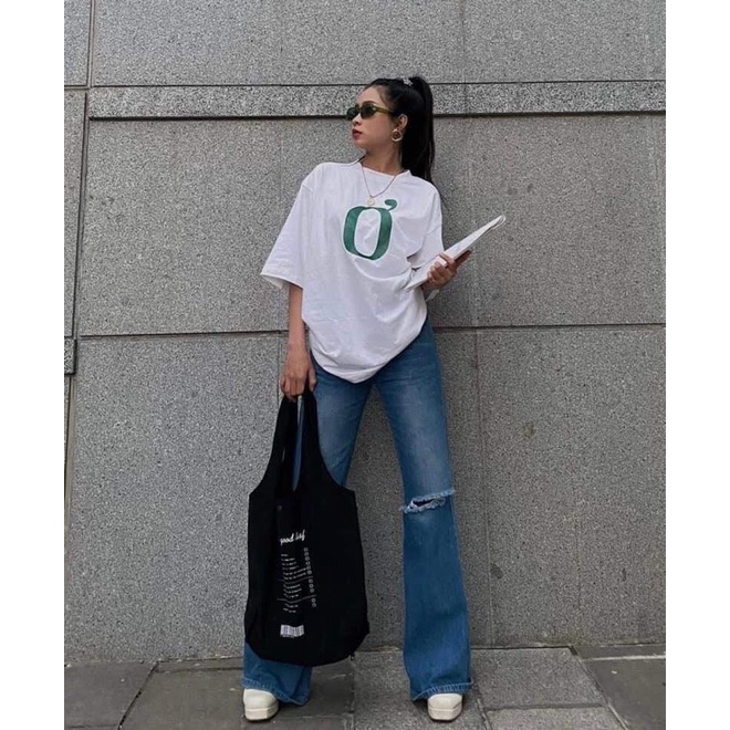 Áo thun tay lỡ chữ Ơ TC6