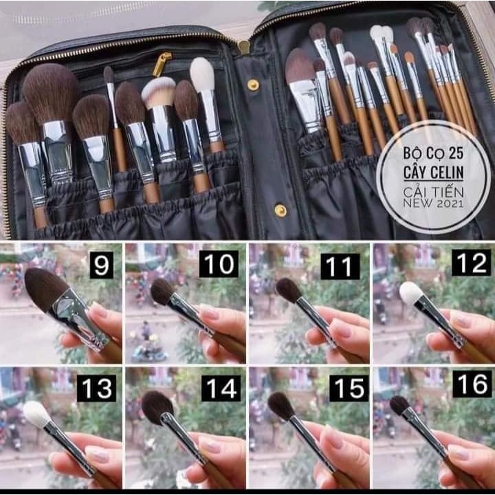 Bộ cọ chuyên nghiệp Celin 25 cây cải tiến mới nhất luôn sẵn tại. giá tốt nhất