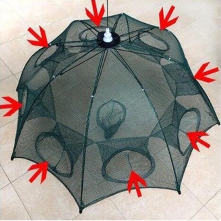 Lưới Đánh Bắt Cá Bát Quái 8 Cửa Công Nghệ Mới