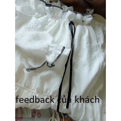 (CÓ FEEDBACK) Váy/Đầm eo cao cổ tròn tay ngắn