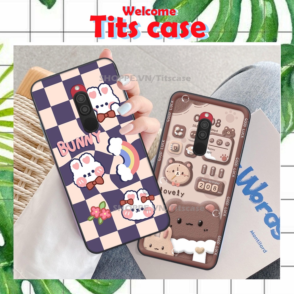 Ốp lưng Xiaomi REDMI 8 in hình GẤU K@WS- BE@R COOL-CỰC XINH-RẺ-BỂN -ĐẸP