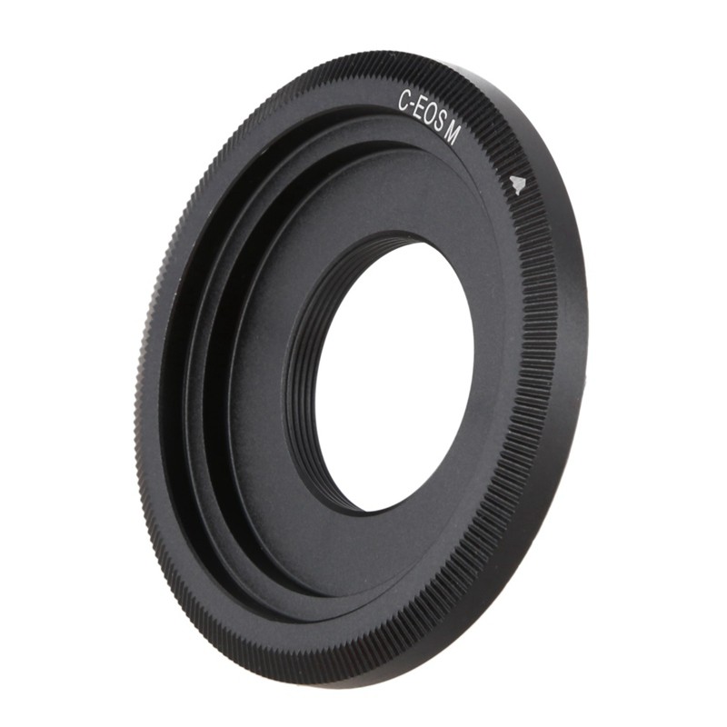 Black C-Mount Cine Movie lens For Canon EOS M M2 M3 Camera Lens Adapter Ring CCTV lens C-EOS M