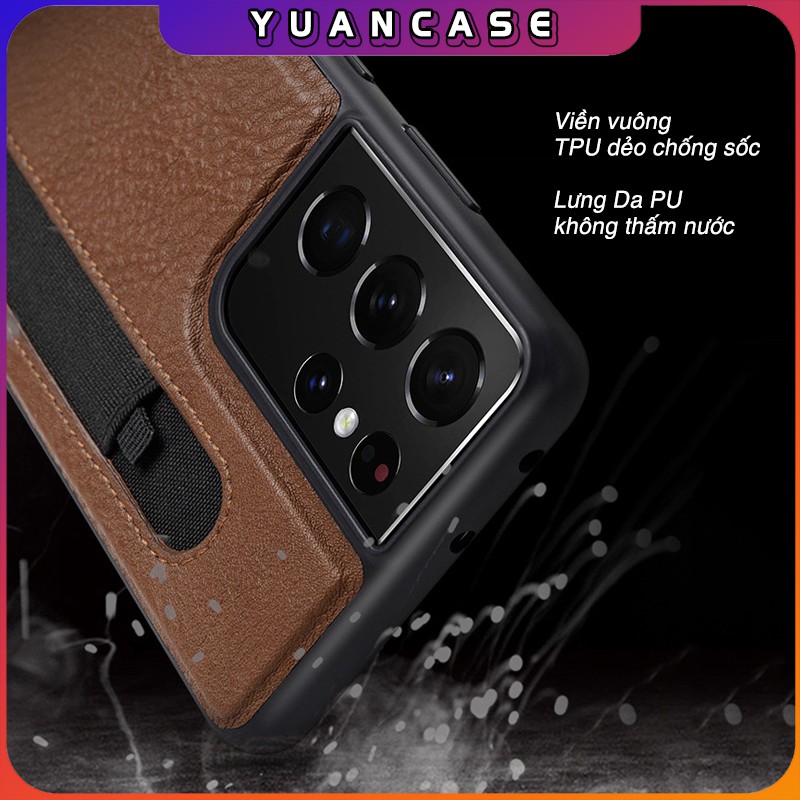 Ốp lưng Nillkin da cho Samsung S21 Ultra Aoge Leather Case , có khe để bút S-Pen - Hàng nhập khẩu | BigBuy360 - bigbuy360.vn