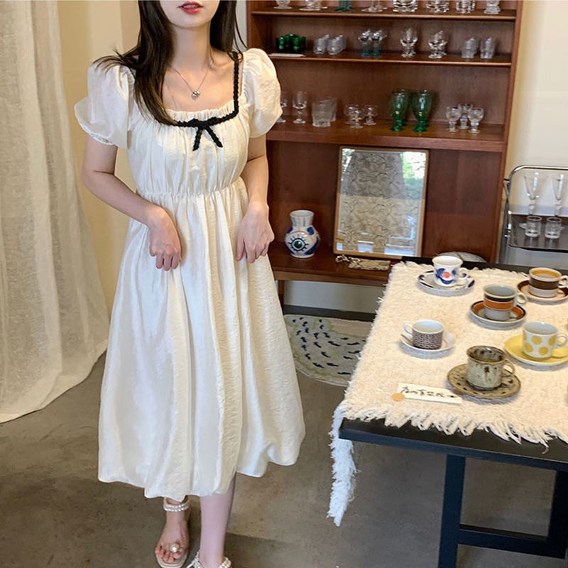 (B165)Đầm nữ thiết kế đầm dáng suông tay ngắn bo chun cực xinh phong cách thời trang duyên dáng mẫu mới đẹp xinh