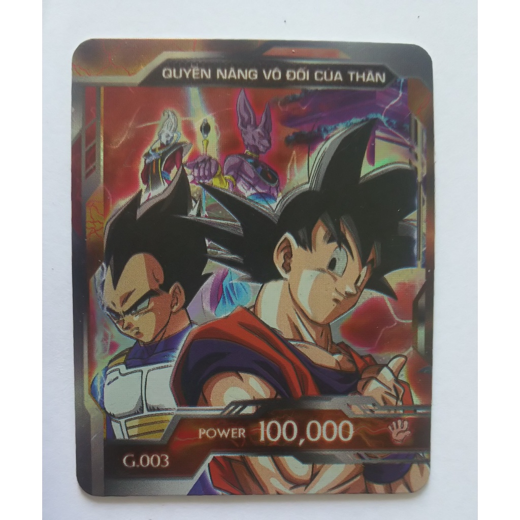 Thẻ Toonies Dragon ball