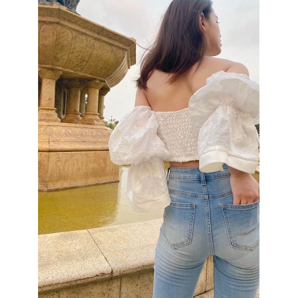 Áo croptop trễ vai  Cindy Top RÊVER