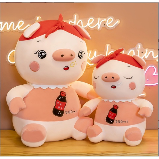 Gấu bông, hoạt hình heo bông,chó,mèo,gà,vịt... từ 50cm-60cm