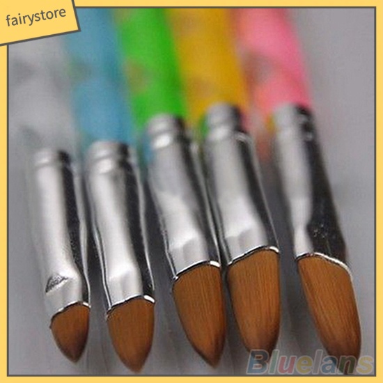 [Hàng mới về] 5 Cọ vẽ trang trí móng tay nghệ thuật tiện dụng