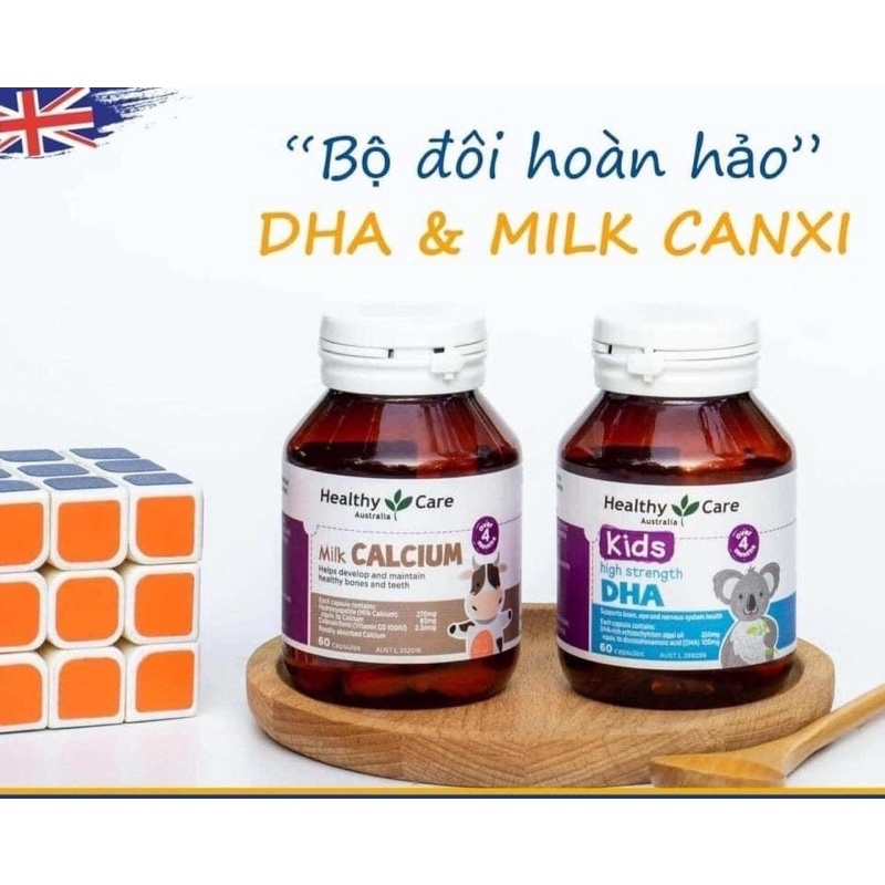 Canxi & DHA Healthy care cho bé từ 4 tháng