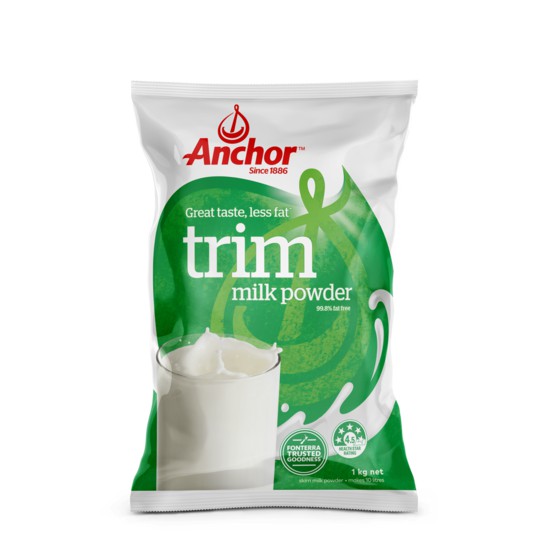 Sữa bột tách kem Anchor New Zealand / Anchor Trim Milk Powder 1000g