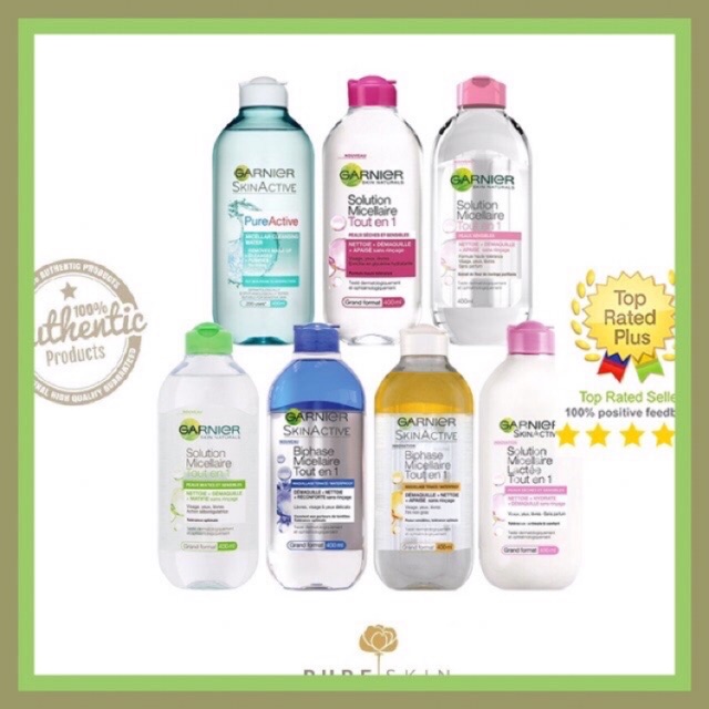 Nước tẩy trang Garnier Micellar 400ml