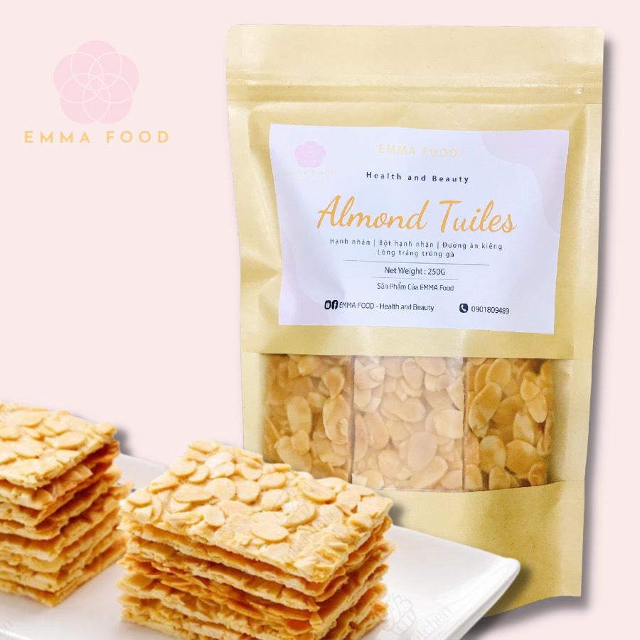 Bánh Ngói Hạnh Nhân Chuẩn Keto by EMMA Food