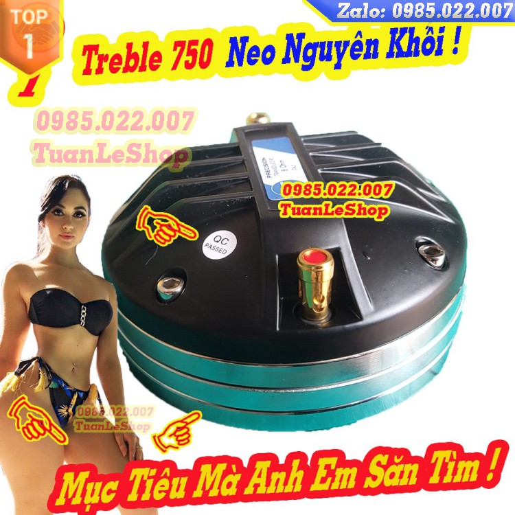 LOA TREBLE 750 NEO NGUYÊN KHỐI - COIL 74,5MM – GIÁ 01 CỦ TREBLE  - TREP 750 NEO R C F