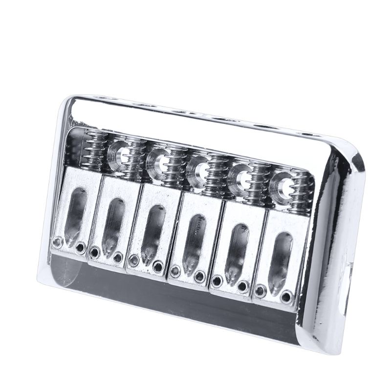 Cờ Lê Kim Loại 6 Dây Cố Định Cầu Đàn GUITAR Điện Mạ Chrome SUN