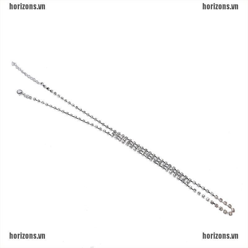 ZA 1PC Barefoot Beach Sandals Bridal Wedding Rhinestone Anklet Foot Chain Jewelry FA | BigBuy360 - bigbuy360.vn