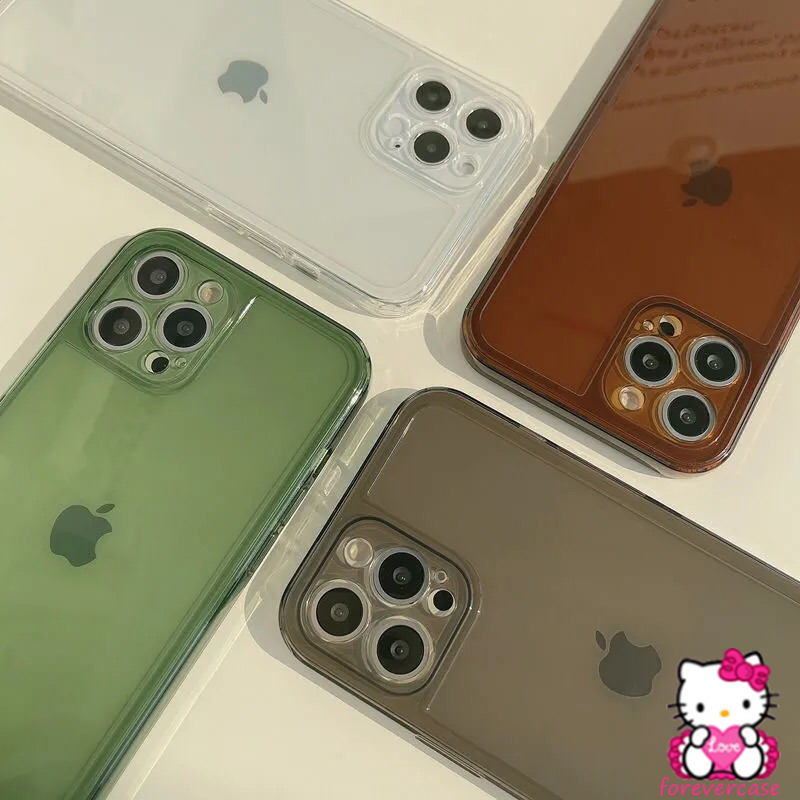 Ốp điện thoại tpu mềm chống sốc trong suốt thích hợp cho Iphone 7plus 8plus 11 12 Pro Max 6 6s Plus 7 8 Se Xr X Xs Max