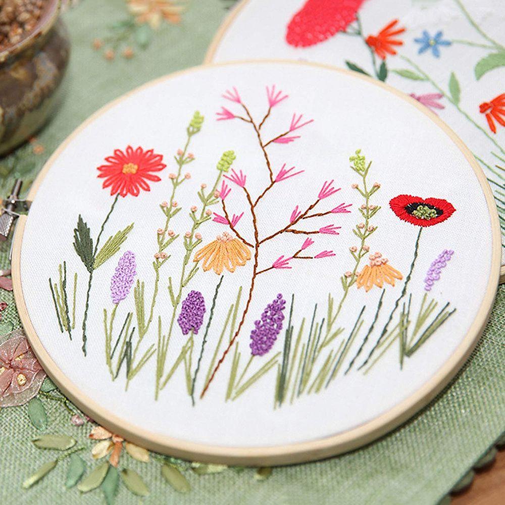 Set 2 Cuộn Chỉ Thêu Chữ Thập Thủ Công DIY