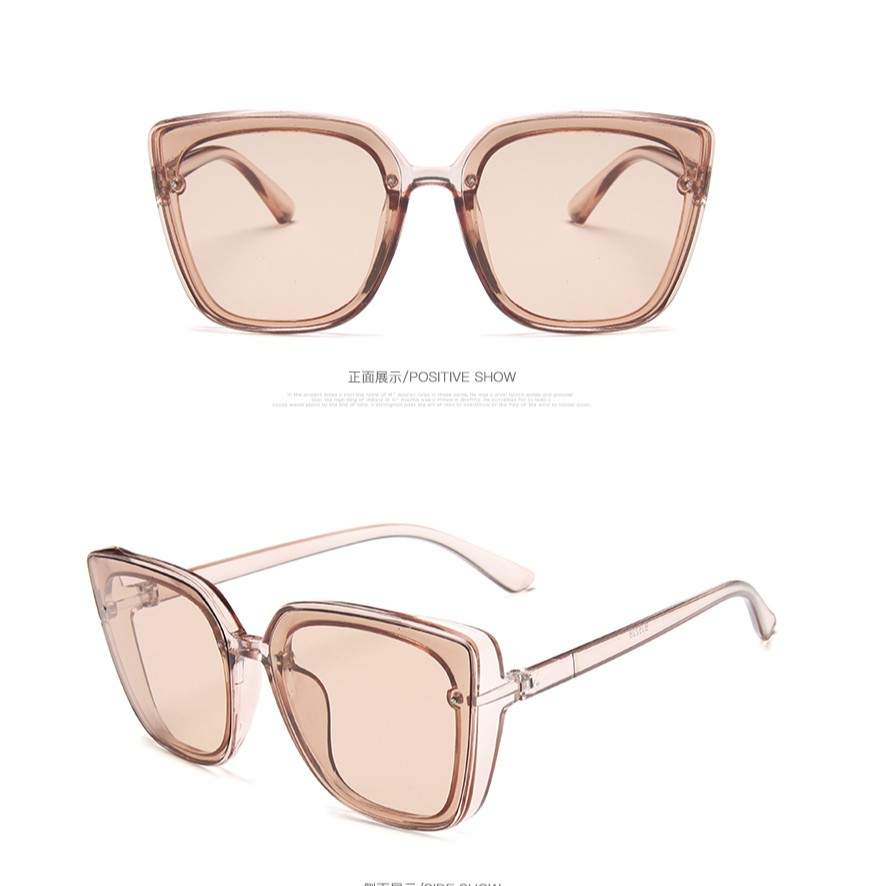 Kính mát gọng vuông phong cách sành điệu trẻ trung cho nữ