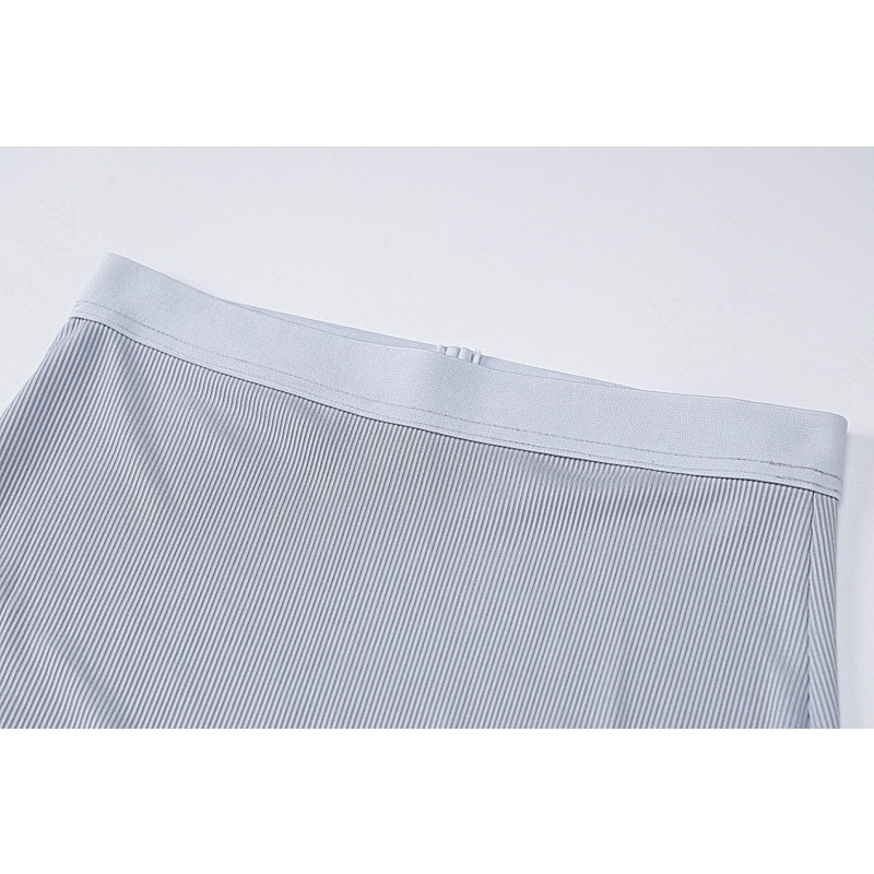 DUNEA Set đồ gồm áo cổ chữ V hở lưng và chân váy phong cách quyến rũ cho nữ