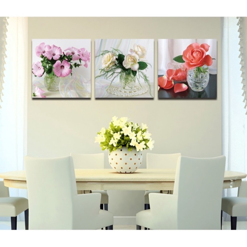 Tranh treo phòng ăn XẢ KHO 10 mẫu tráng gương giá rẻ, treo tường cực đẹp, trang trí decor phòng đẹp hơn tranh canvas