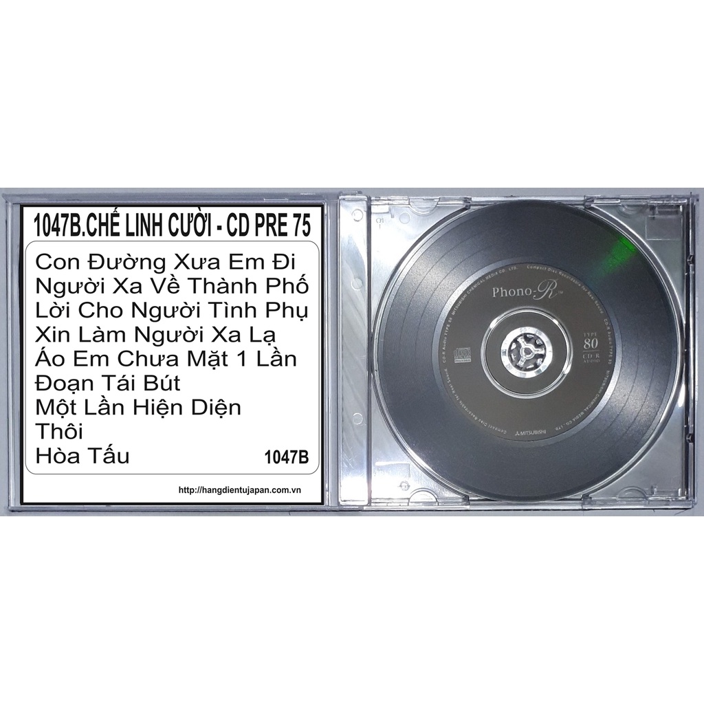 BỘ 4 CD CHẾ LINH - CD PRE 75 ( 1046A - 1047B )