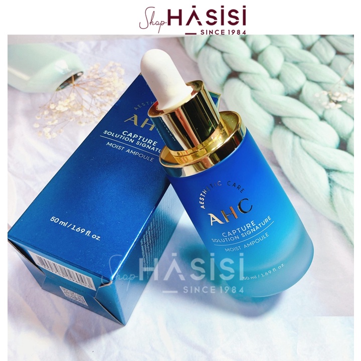 Tinh Chất Cấp Nước Dưỡng Ẩm AHC CAPTURE SOLUTION SIGNATURE MOIST AMPOULE 50ml