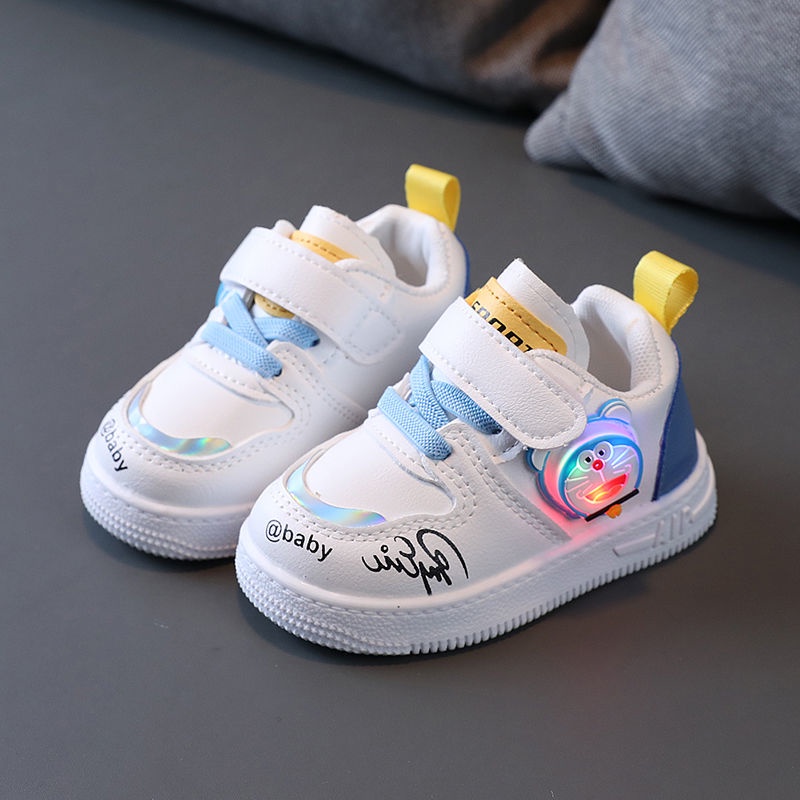 Giày Thể Thao Quai Dán Đế Mềm Thời Trang Dành Cho Trẻ 0-2 Tuổi